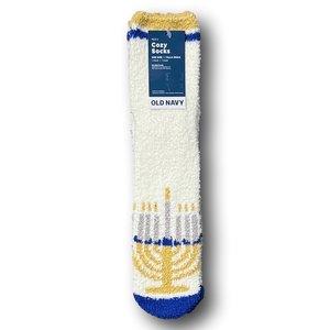3/$15 Menorah Chanukah Holiday Cozy Fashion Socks - NWT